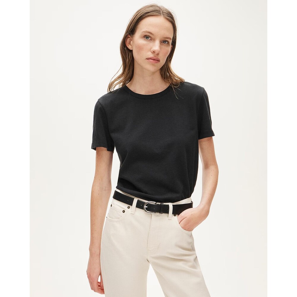 J.CREW Vintage Jersey Classic-Fit Crewneck T-Shirt XL Black Soft Comfort NWT B94